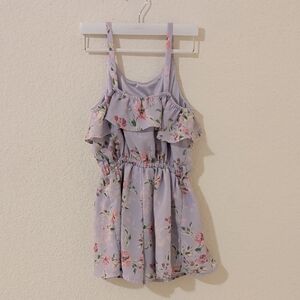 Guess Lavender Floral Kids Casual Dress